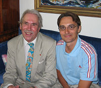 Pulsen-gurun Lasse Mattsson med
Oleg Mezjuev.
